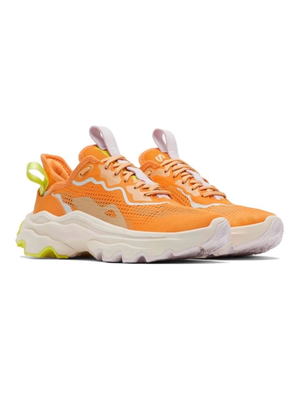 Sorel Kinetic women’s Breakthrough Lace shoes in orange and yellow, size 10